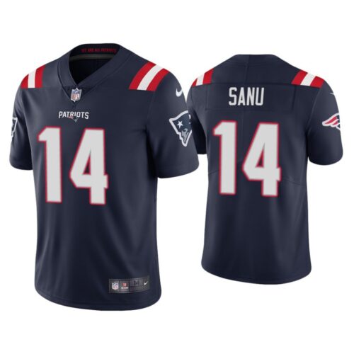 6861d2bf72435_1 Men's New England Patriots #14 Mohamed Sanu 2020 Navy Vapor Untouchable Limited Stitched NFL Jersey