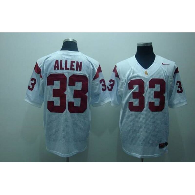 6861d2cb22336_1 Trojans #33 Marcus Allen White Stitched NCAA Jersey
