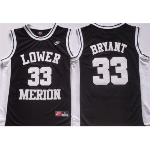 6861d2fa2695f_1 Men's Lower Merion #33 Kobe Bryant Black Stitched Jersey