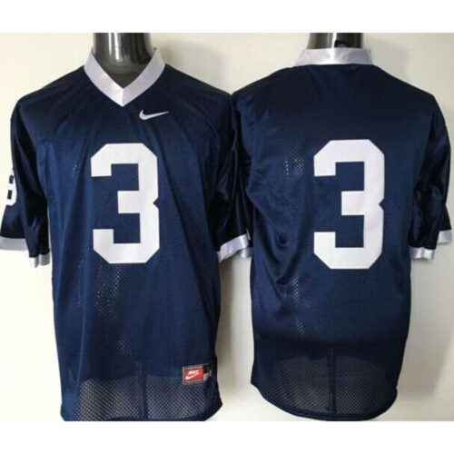 6861d36f5e8ce_1 Nittany lions #3 Navy Blue Stitched NCAA Jersey
