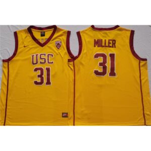 6861d383a74f4_1 Men's USC Trojans #31 Cheryl Miller Yellow Stitched Jersey