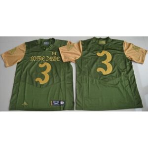 6861d3d142ded_1 Fighting Irish #3 Joe Montana Green Under Armour Shamrock Series Stitched NCAA Jersey