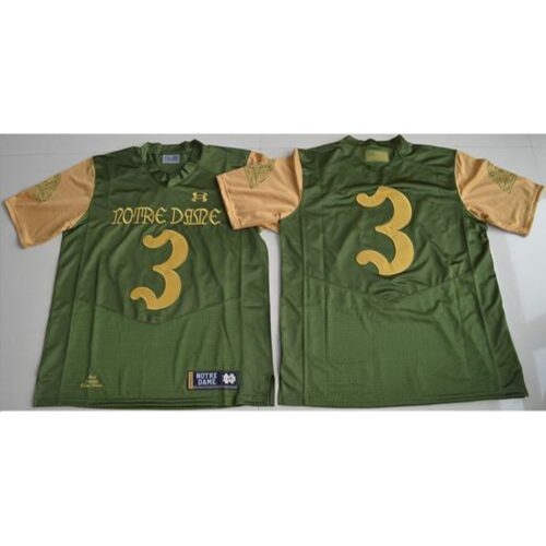 6861d3d142ded_1 Fighting Irish #3 Joe Montana Green Under Armour Shamrock Series Stitched NCAA Jersey