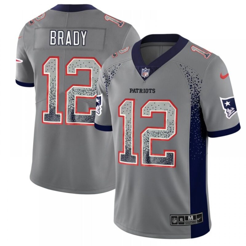 6861d3fd7213e_1 Men's New England Patriots #12 Tom Brady Gray 2018 Drift Fashion Color Rush Limited Stitched NFL Jersey