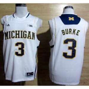 6861d402118a5_1 Wolverines #3 Trey Burke White Basketball Stitched NCAA Jersey