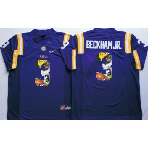 6861d418dad57_1 LSU Tigers #3 Odell Beckham Jr Purple Player Fashion Stitched NCAA Jersey