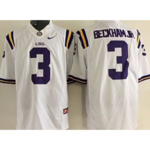 6861d422bb618_1 LSU Tigers #3 Odell Beckham Jr White Stitched NCAA Jersey
