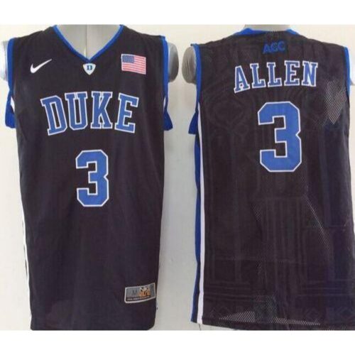 6861d42fc5173_1 Blue Devils #3 Grayson Allen Black Basketball Stitched NCAA Jersey