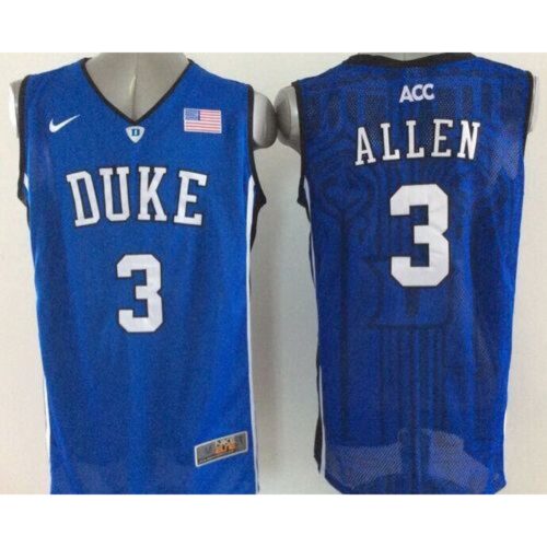 6861d43a00246_1 Blue Devils #3 Grayson Allen Royal Blue Basketball New Stitched NCAA Jersey