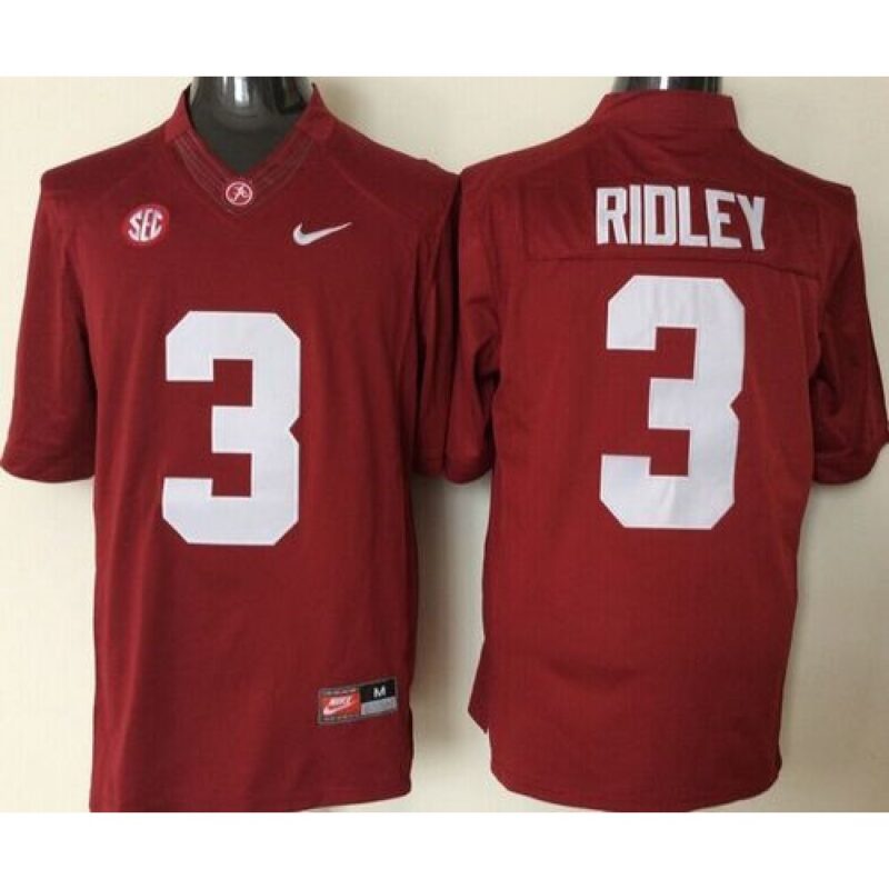 6861d463f0926_1 Crimson Tide #3 Calvin Ridley Red Stitched NCAA Jersey