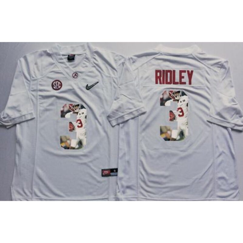 6861d47bbd624_1 Crimson Tide #3 Calvin Ridley White Player Fashion Stitched NCAA Jersey