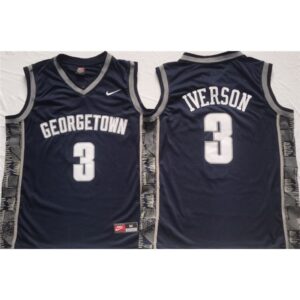 6861d4b37ebd9_1 Men's Georgetown Hoyas #3 Allen Iverson Navy Stitched Jersey
