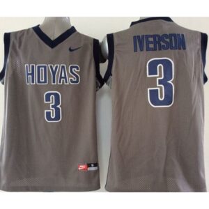 6861d4b6d1808_1 Hoyas #3 Allen Iverson Grey Basketball Stitched NCAA Jersey