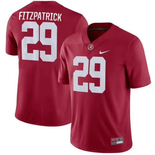 6861d4e5aaa18_1 Men's Alabama Crimson Tide #29 Minkah Fitzpatrick Red Stitched Jersey