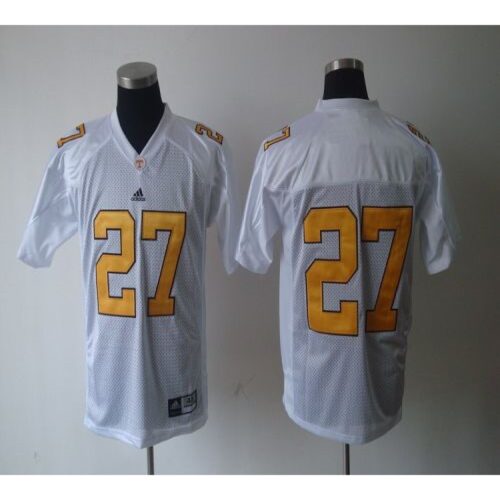 6861d51a5a383_1 Vols #27 Arian Foster White Stitched NCAA Jersey