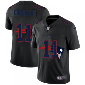 6861d548def2c_1 Men's New England Patriots #11 Julian Edelman Black Shadow Logo Limited Stitched Jersey