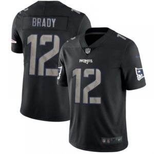 6861d555ba138_1 Men's New England Patriots #12 Tom Brady Black 2018 Impact Limited Stitched NFL Jersey