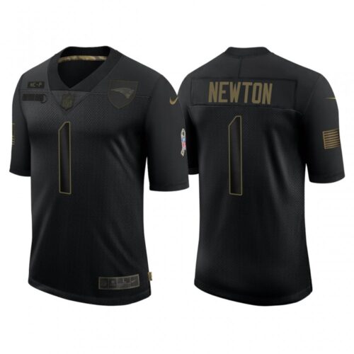 6861d5875026b_1 Men's New England Patriots #1 Cam Newton 2020 Black Salute To Service Limited Stitched Jersey