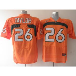 6861d599a51e9_1 Hurricanes #26 Sean Taylor Orange Stitched NCAA Jerseys