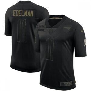 6861d5a4f0db3_1 Men's New England Patriots #11 Julian Edelman 2020 Black Salute To Service Limited Stitched Jersey