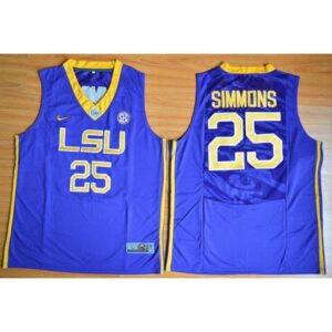 6861d5c4c9a0f_1 LSU Tigers #25 Ben Simmons Purple Basketball Stitched NCAA Jersey
