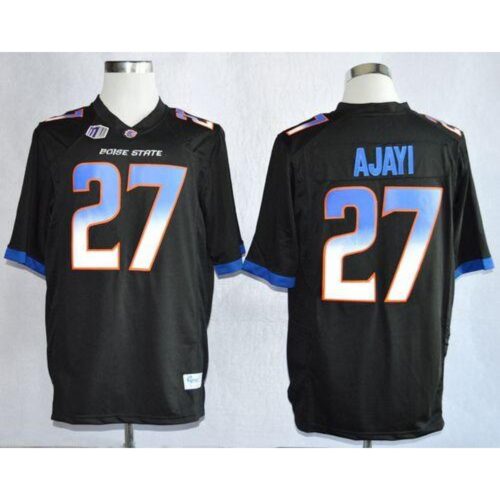 6861d5cb1f7c3_1 Broncos #27 Jay Ajayi Black Stitched NCAA Jersey