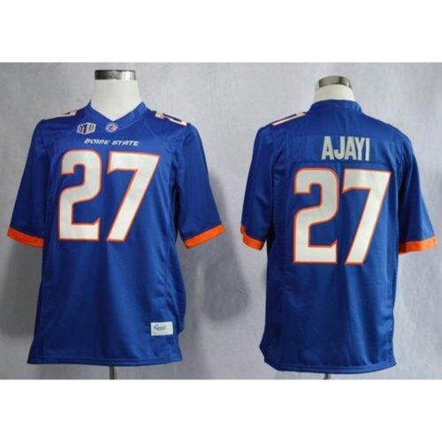 6861d5ce62ffc_1 Broncos #27 Jay Ajayi Blue Stitched NCAA Jersey