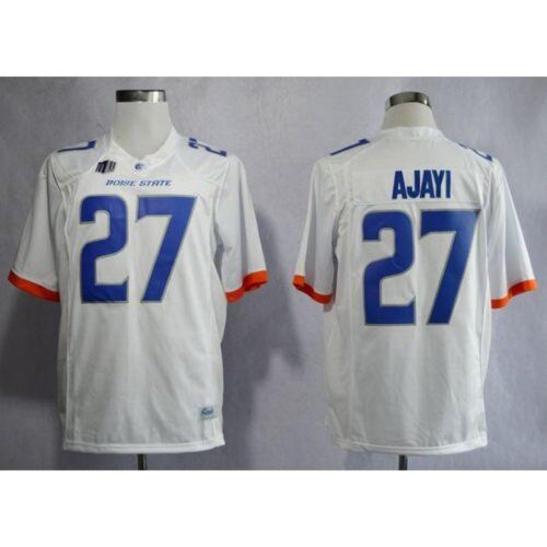 6861d5d1e7037_1 Broncos #27 Jay Ajayi White Stitched NCAA Jersey
