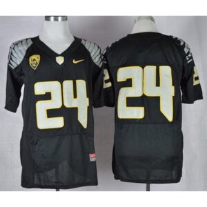 6861d5df6ace5_1 Ducks #24 Thomas Tyner Black Elite PAC-12 Patch Stitched NCAA Jersey