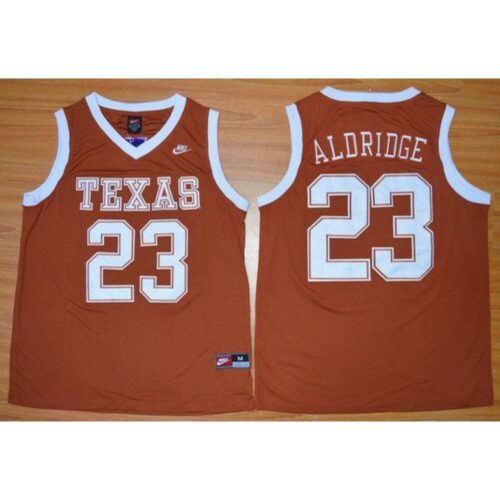 6861d604b62a4_1 Longhorns #23 LaMarcus Aldridge Orange Basketball Stitched NCAA Jersey