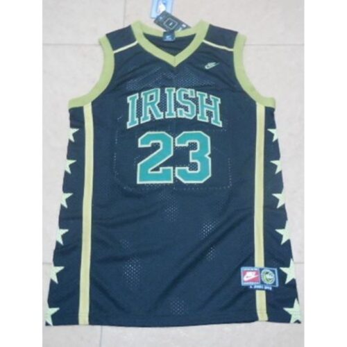 6861d60b420d0_1 Fighting Irish #23 Lebron James Black Basketball Stitched NCAA Jersey