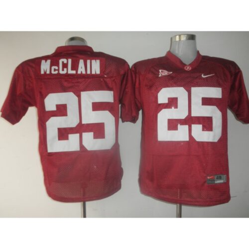 6861d62c3ea4b_1 Crimson Tide #25 Rolando McClain Red Stitched NCAA Jersey