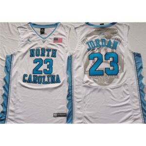 6861d641d2e48_1 Men's North Carolina Tar Heels #23 Michael Jordan White Stitched Jersey
