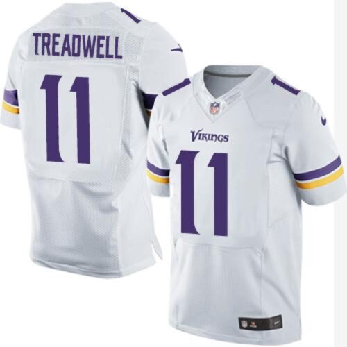 6861d646c0bf3_1 Vikings #11 Laquon Treadwell White Men's Stitched NFL Elite Jersey