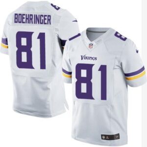 6861d6669b11f_1 Vikings #81 Moritz Boehringer White Men's Stitched NFL Elite Jersey
