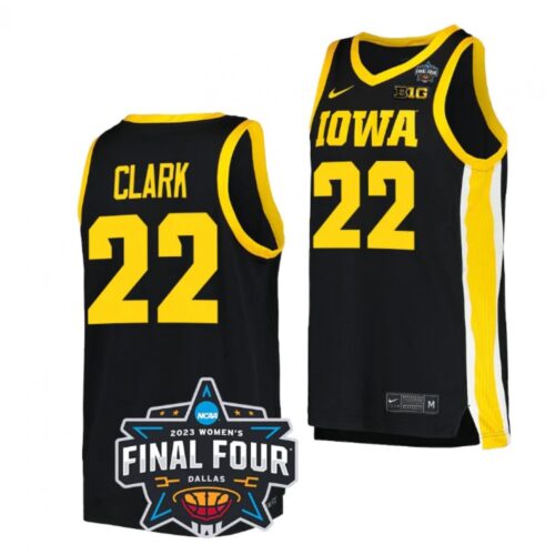6861d69e33038_1 Men's Iowa Hawkeyes #22 Caitlin Clark Black College Stitched Basketball Jersey