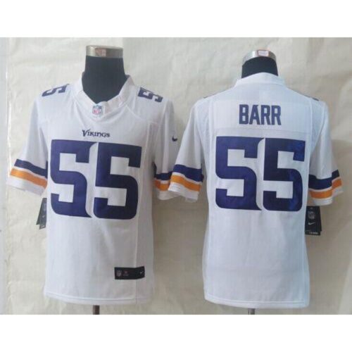 6861d6a8ac7fc_1 Vikings #55 Anthony Barr White Men's Stitched NFL Limited Jersey