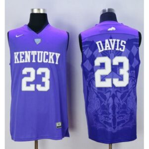 6861d6b211d12_1 Wildcats #23 Anthony Davis Blue Basketball Stitched NCAA Jersey