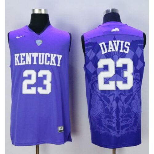 6861d6b211d12_1 Wildcats #23 Anthony Davis Blue Basketball Stitched NCAA Jersey