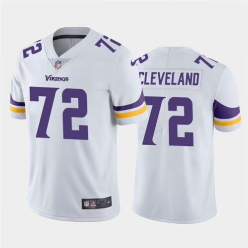 6861d6b9c0124_1 Men's Minnesota Vikings #72 Ezra Cleveland White Vapor Untouchable Limited Stitched NFL Jersey
