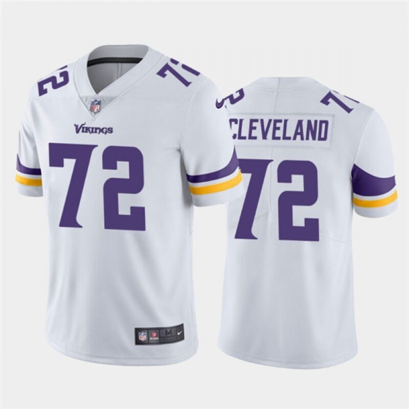 6861d6b9c0124_1 Men's Minnesota Vikings #72 Ezra Cleveland White Vapor Untouchable Limited Stitched NFL Jersey