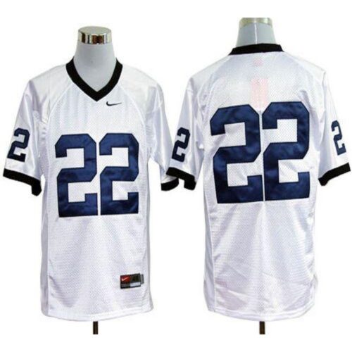 6861d6d5e0142_1 Nittany Lions #22 White Stitched NCAA Jersey