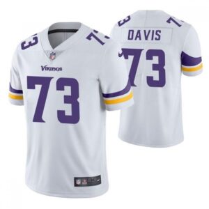 6861d6eb1589d_1 Men's Minnesota Vikings #73 Jesse Davis White Vapor Untouchable Stitched Jersey