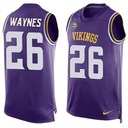 6861d6f5a0949_1 Vikings #26 Trae Waynes Purple Team Color Men's Stitched NFL Limited Tank Top Jersey