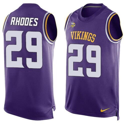 6861d70731fd6_1 Vikings #29 Xavier Rhodes Purple Team Color Men's Stitched NFL Limited Tank Top Jersey