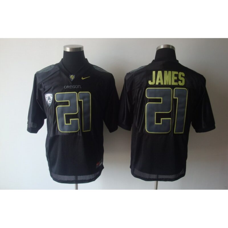 6861d70c2ef83_1 Ducks #21 LaMichael James Black Stitched NCAA Jersey