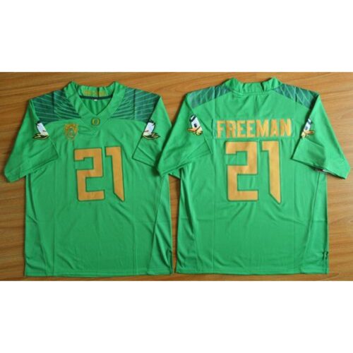 6861d715a6aec_1 Ducks #21 Royce Freeman Green Limited Stitched NCAA Jersey