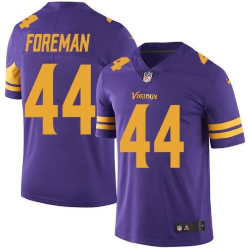 6861d731f16c7_1 Vikings #44 Chuck Foreman Purple Men's Stitched NFL Limited Rush Jersey