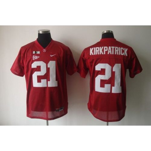 6861d7522c71a_1 Crimson Tide #21 Dre Kirkpatrick Red 2016 College Football Playoff National Championship Patch Stitched NCAA Jersey