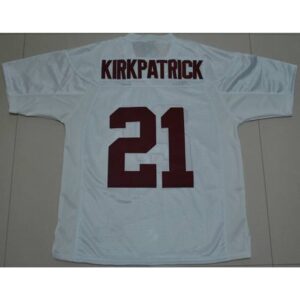 6861d75bf27ee_1 Crimson Tide #21 Dre Kirkpatrick White Stitched NCAA Jersey